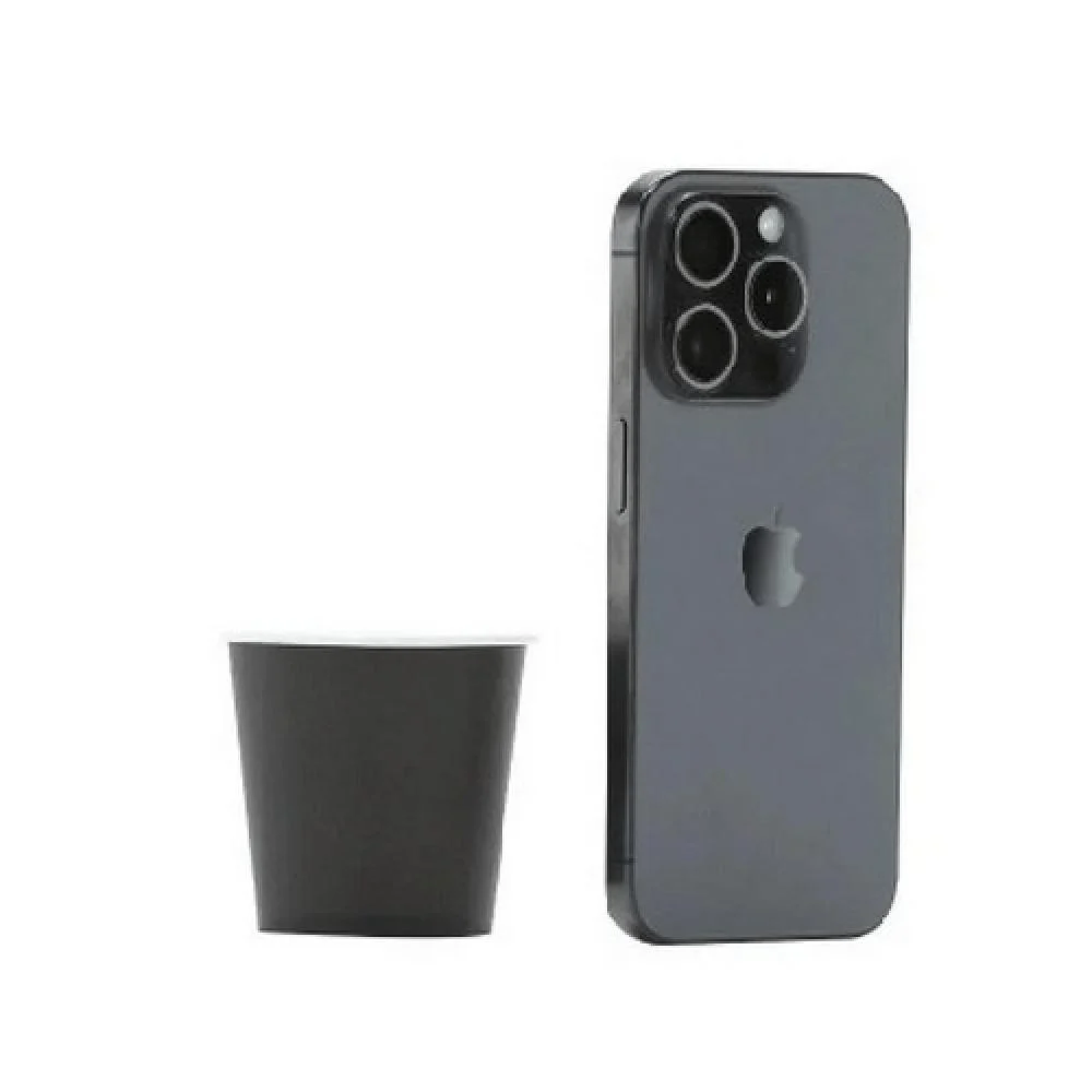 black paper cups   - 4 oz - (500 cups)