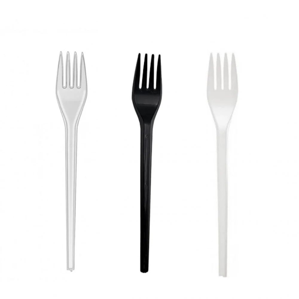 Large plastic forks - 16 cm - (500 forks)