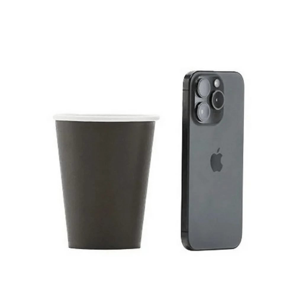 black paper cups   - 12 oz - (500 cups)