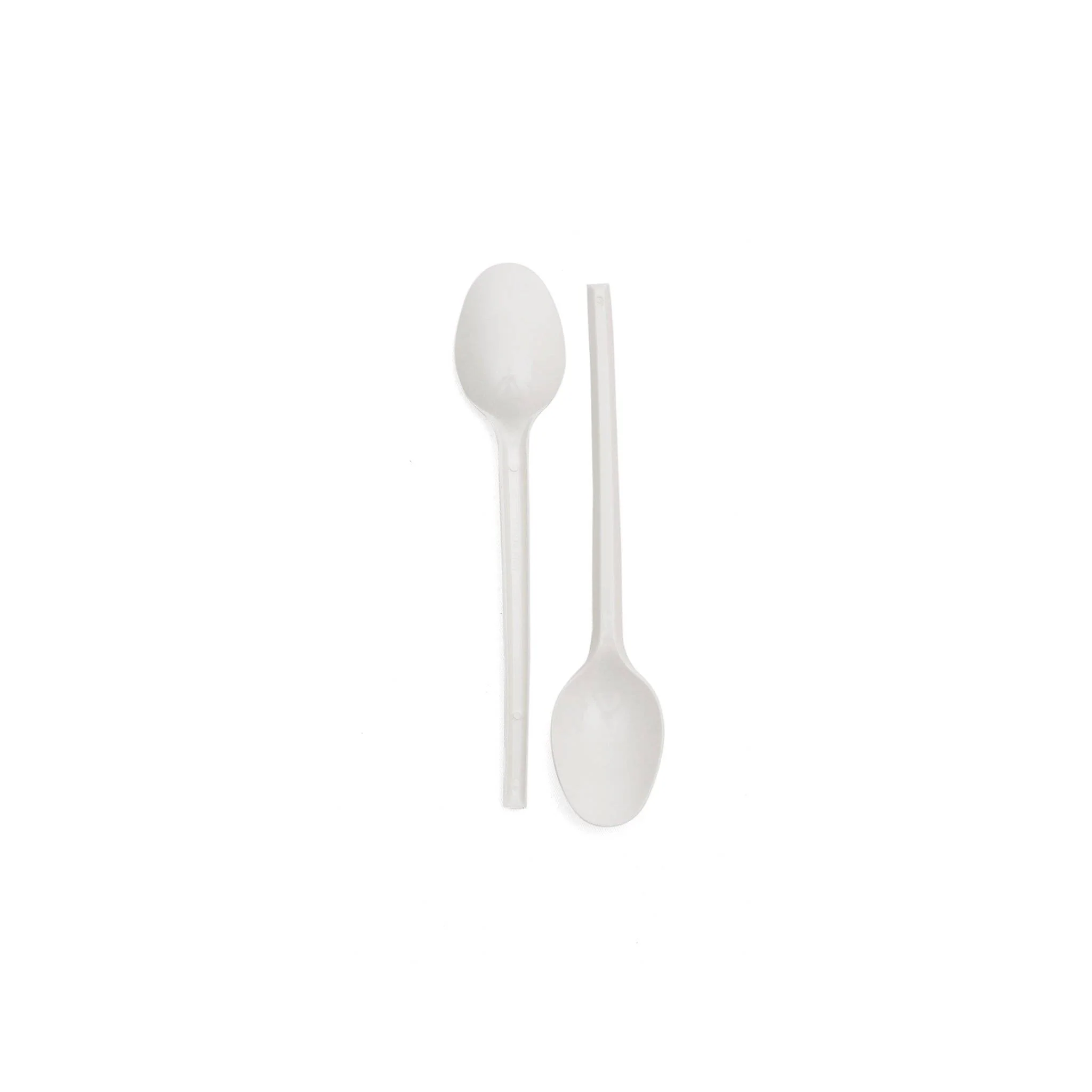 Disposable Plastic Tea Spoons White - 40 Packets x 50pcs