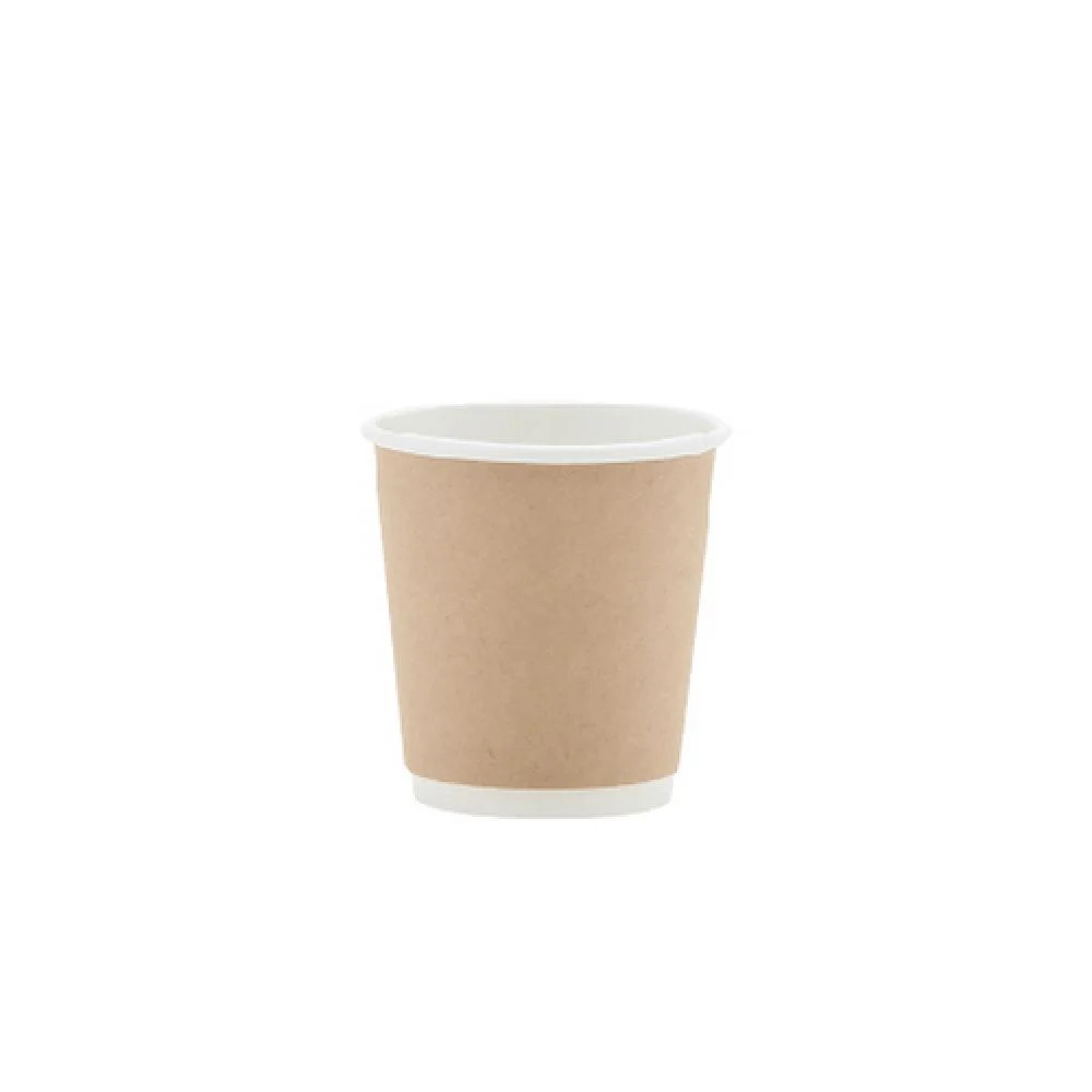 brown Double-layered paper cups - 8 oz - (250 cups)