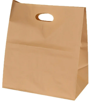Brown Paper Bag with handle - Large ( 25 Pcs )