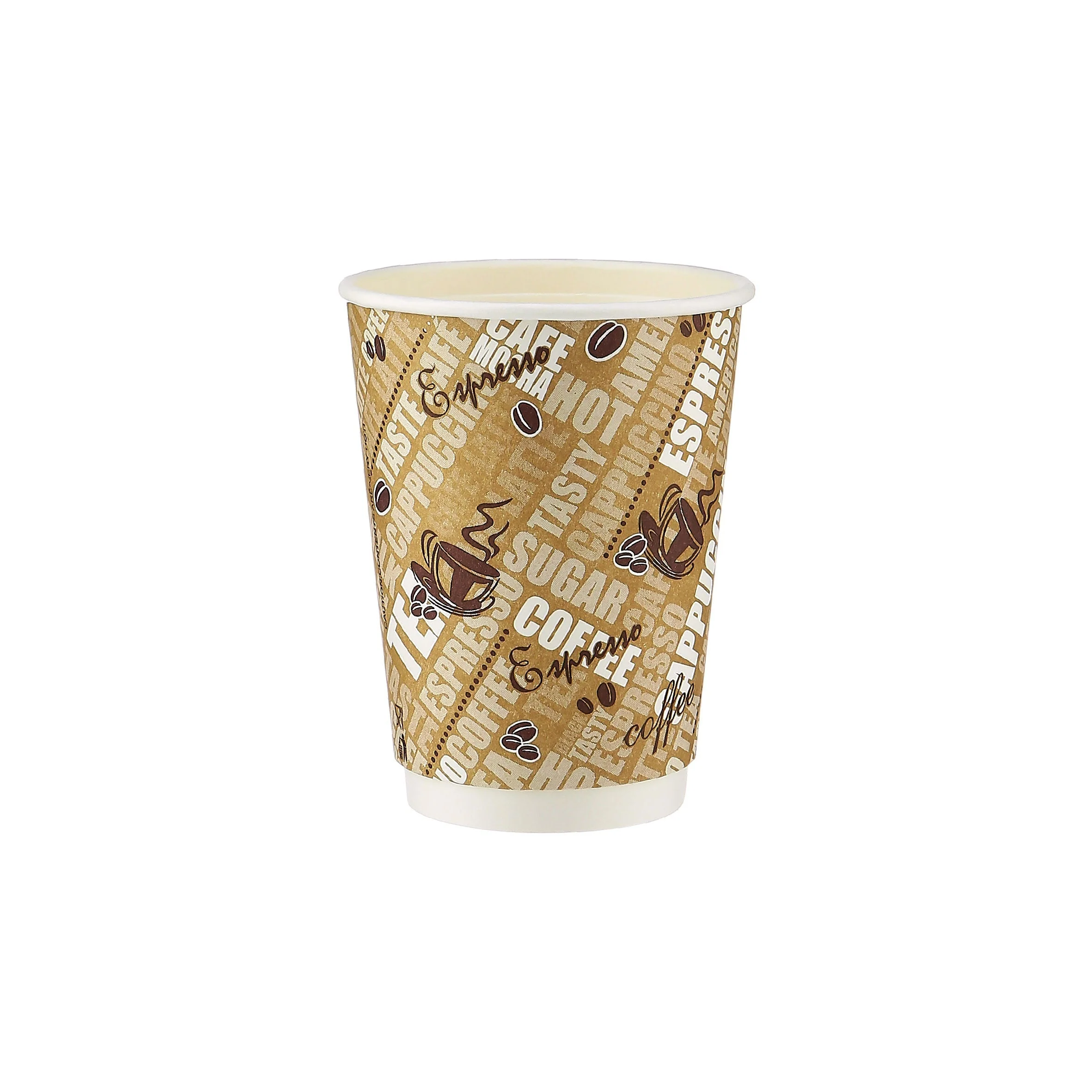 Printed Double Wall Paper Cups - 12 Oz- 5000 Pieces